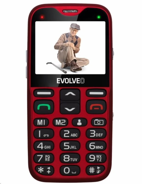 Evolveo EasyPhone EP-650-XGR, Red