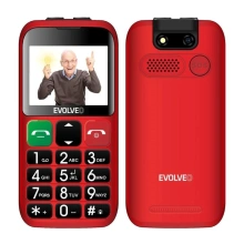 EVOLVEO EasyPhone ET, červená