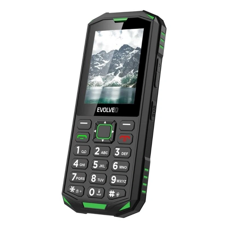 Evolveo StrongPhone X5, černá/zelená