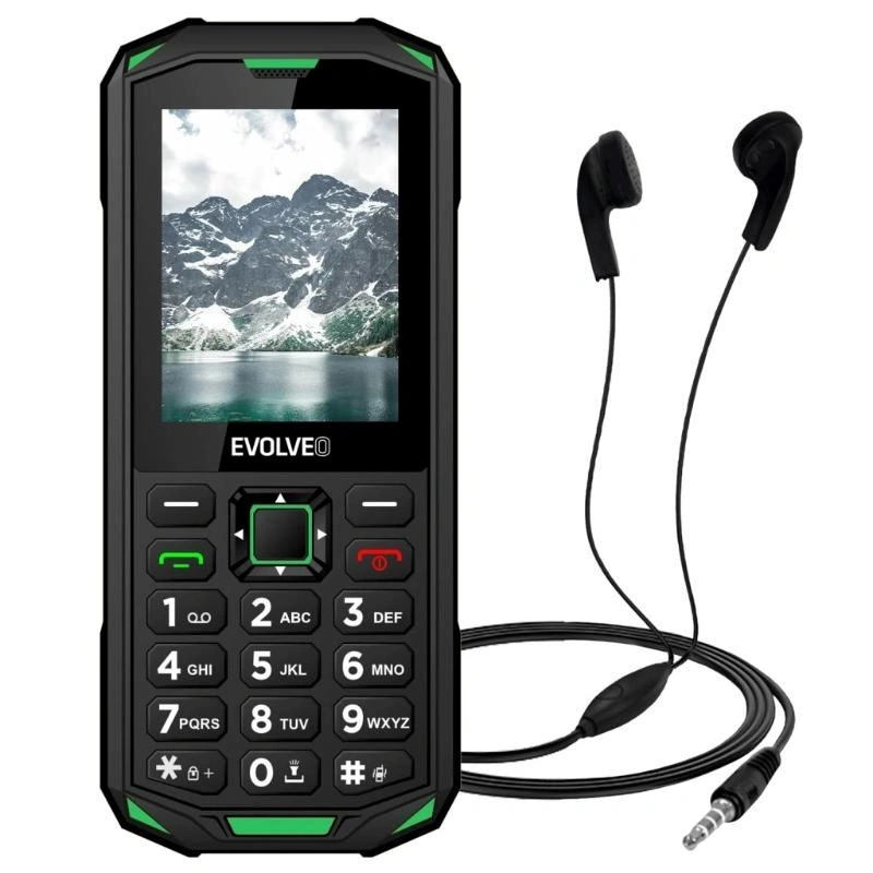 Evolveo StrongPhone X5, černá/zelená