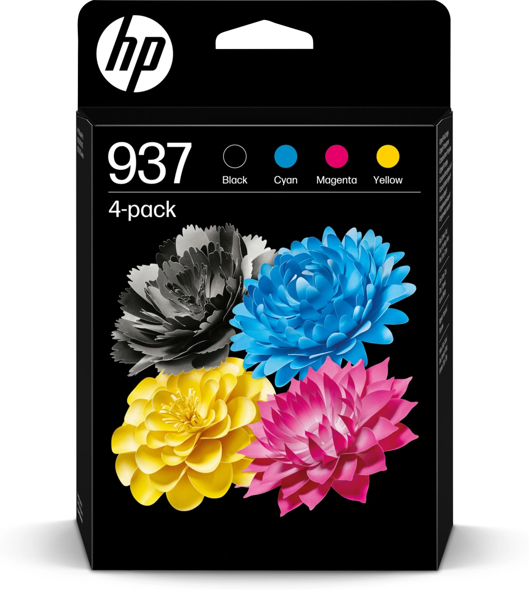 HP 937 CMYK Original Ink Cartridge 4-Pack (6C400NE)