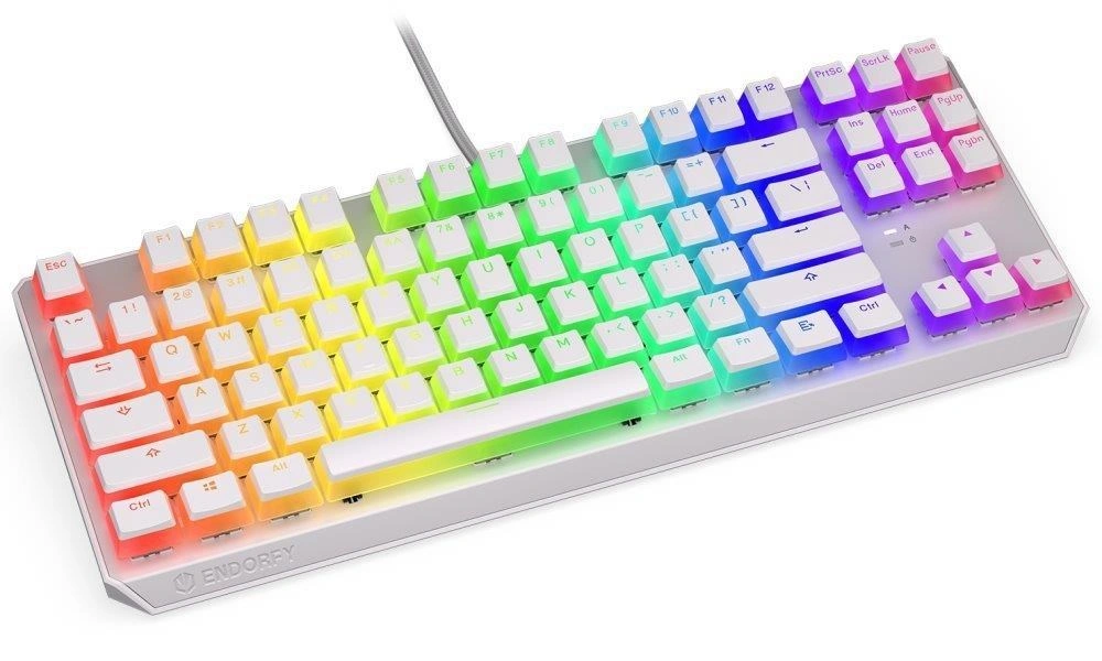 Endorfy Thock TKL Pudding Onyx White Brown, Kailh Brown, US