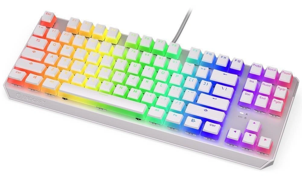 Endorfy Thock TKL Pudding Onyx White Brown, Kailh Brown, US