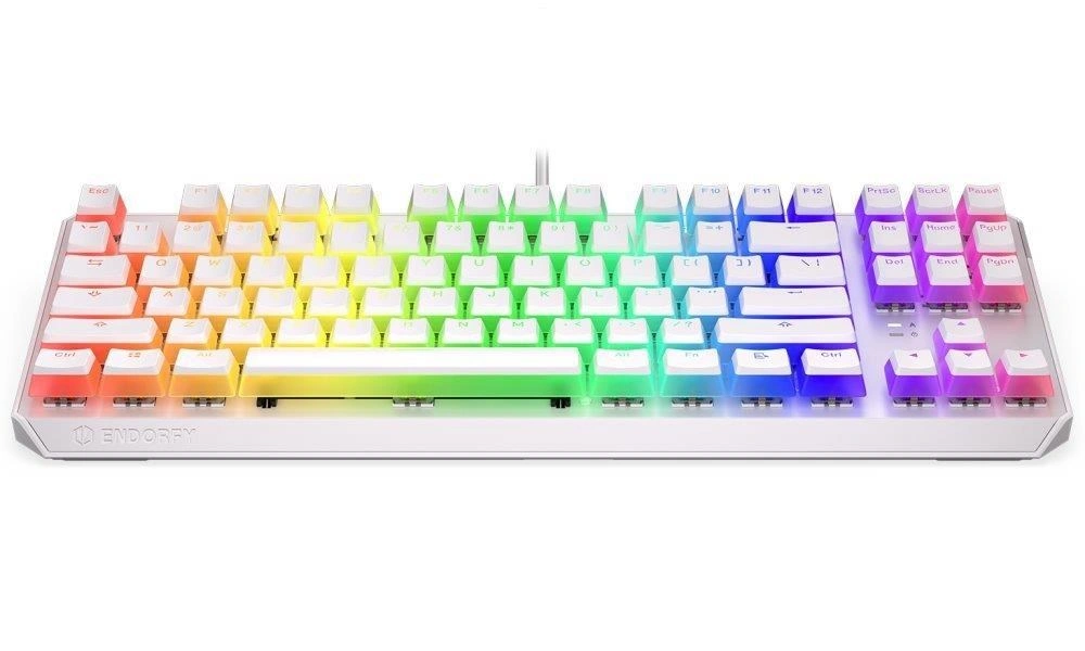 Endorfy Thock TKL Pudding Onyx White Brown, Kailh Brown, US