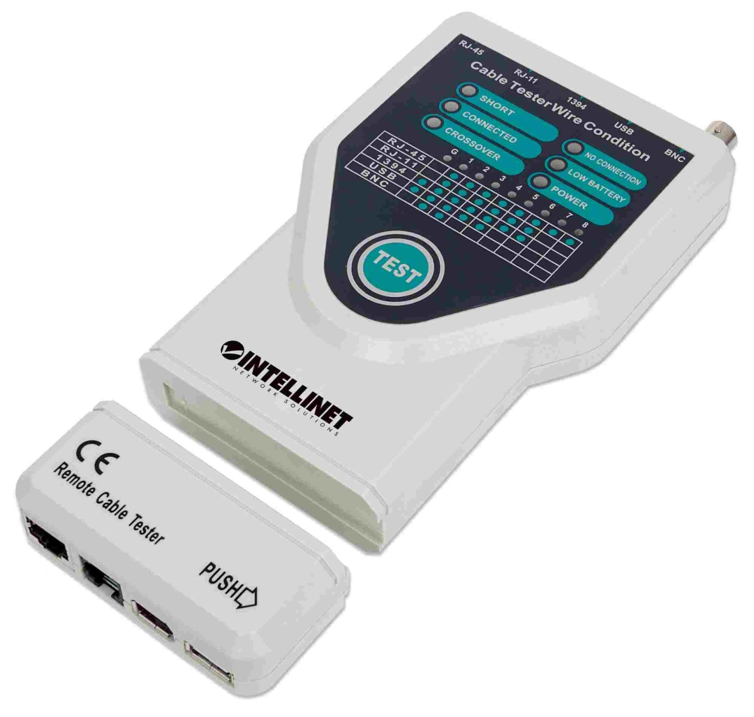 Intellinet Tester Kabelů Rj45/11 + Usb