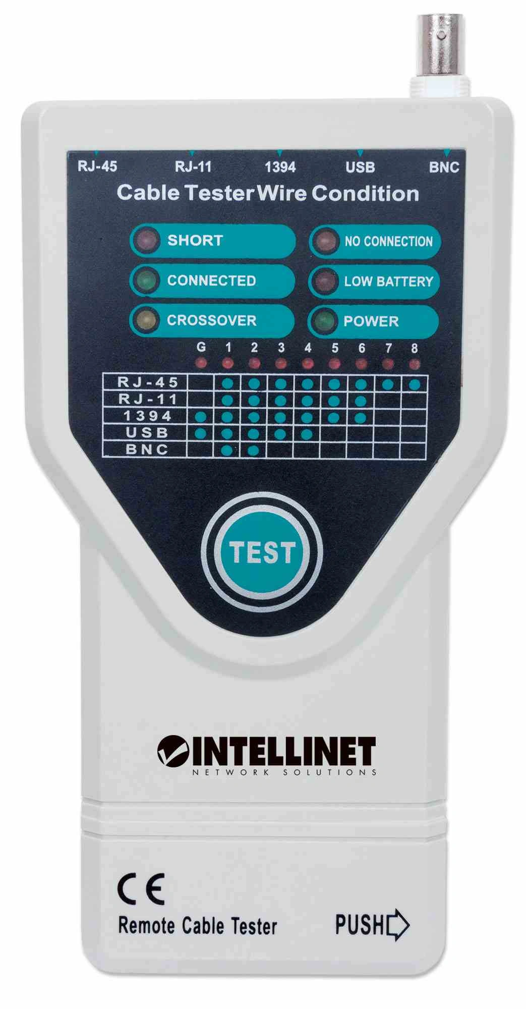 Intellinet Tester Kabelů Rj45/11 + Usb