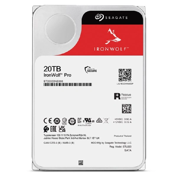 SEAGATE HDD IRONWOLF PRO (NAS) 22TB