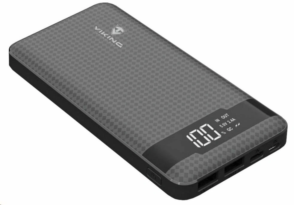 VIKING Power bank PINENG PN-961 QC3.0 10000 mAh, černá