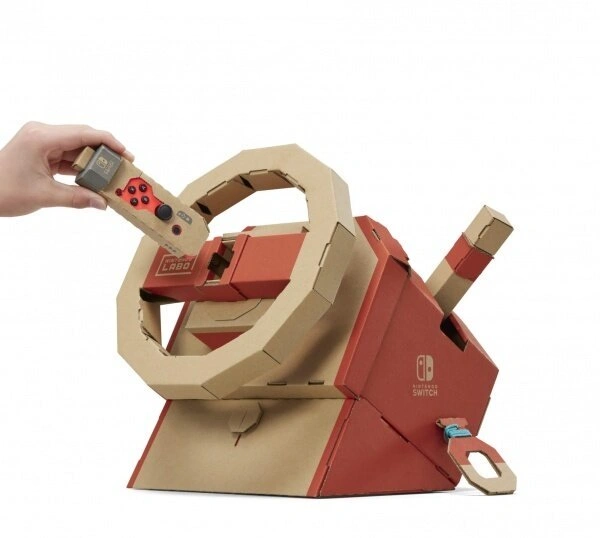 Nintendo Switch (2019), červená/modrá + Nintendo Labo Vehicle Kit