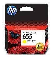 HP 655 Yellow Ink Cart, CZ112AE