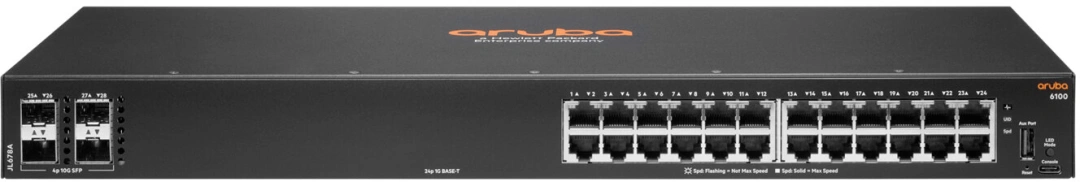 Aruba 6100 - 24x100/1000 + 4xSFP+