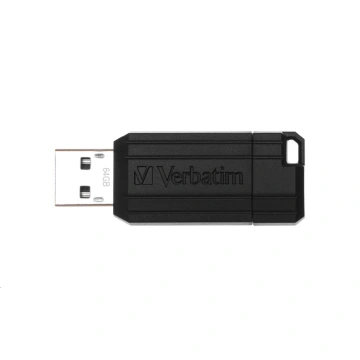 Verbatim 64GB USB Flash 2.0 PIN STRIPE Store'n'Go černý P-blist