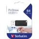 Verbatim 64GB USB Flash 2.0 PIN STRIPE Store'n'Go černý P-blist