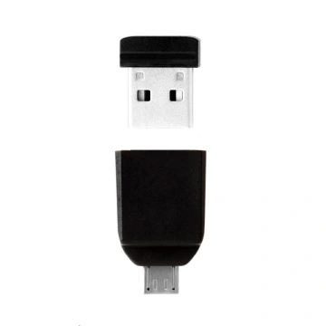 Verbatim Flash disk Store 'n' Stay NANO/ 32GB/ USB 2.0 + OTG adaptér/ černá