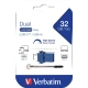 Verbatim Store 'n' Go Dual Drive 32GB USB 3.0/USB-C