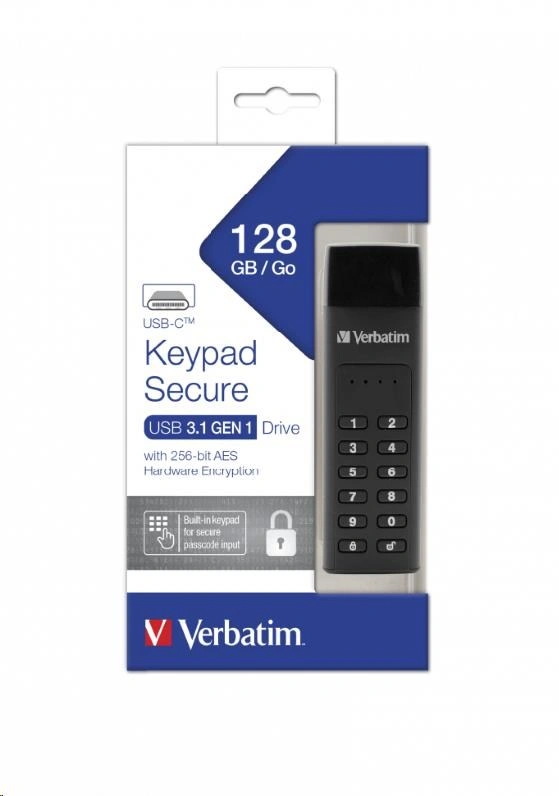 Verbatim Keypad Secure 128GB 49432