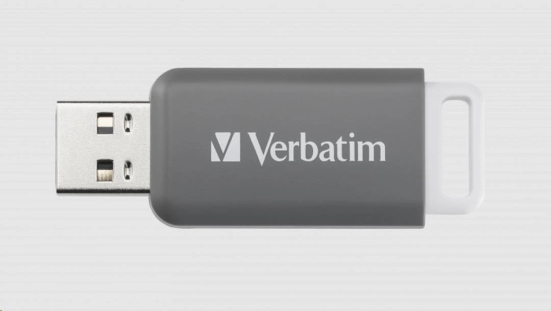 Verbatim 128GB USB Flash 2.0 DataBar šedý