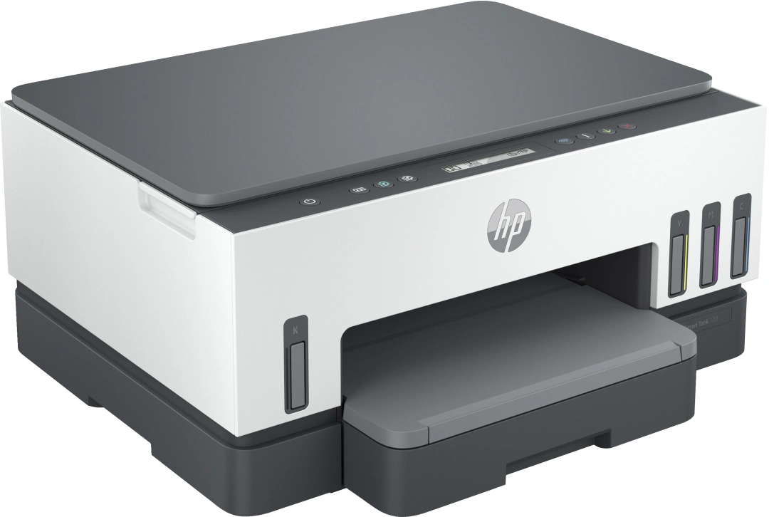 HP Smart Tank 720 multifunkční inkoustová tiskárna, A4, barevný tisk, Wi-Fi (6UU46A)