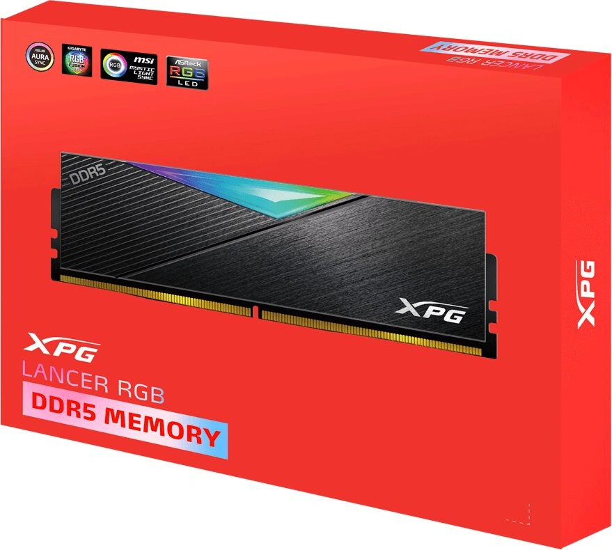 ADATA XPG Lancer RGB 32GB DDR5 5200 CL38 (AX5U5200C3816G-DCLARBK)
