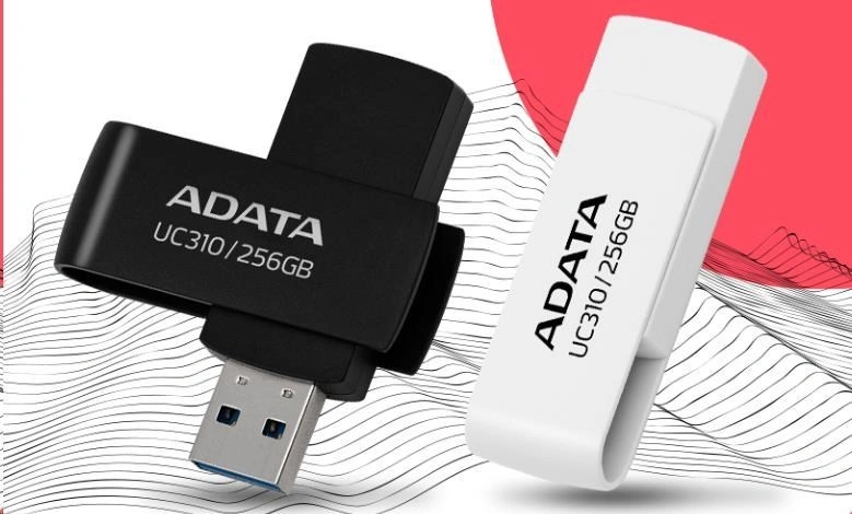 Adata Flash Disk 256GB UC310, USB 3.2, Black