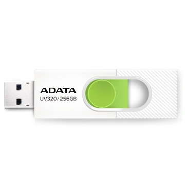 ADATA UV320 256GB, USB 3.2, bílo-zelená