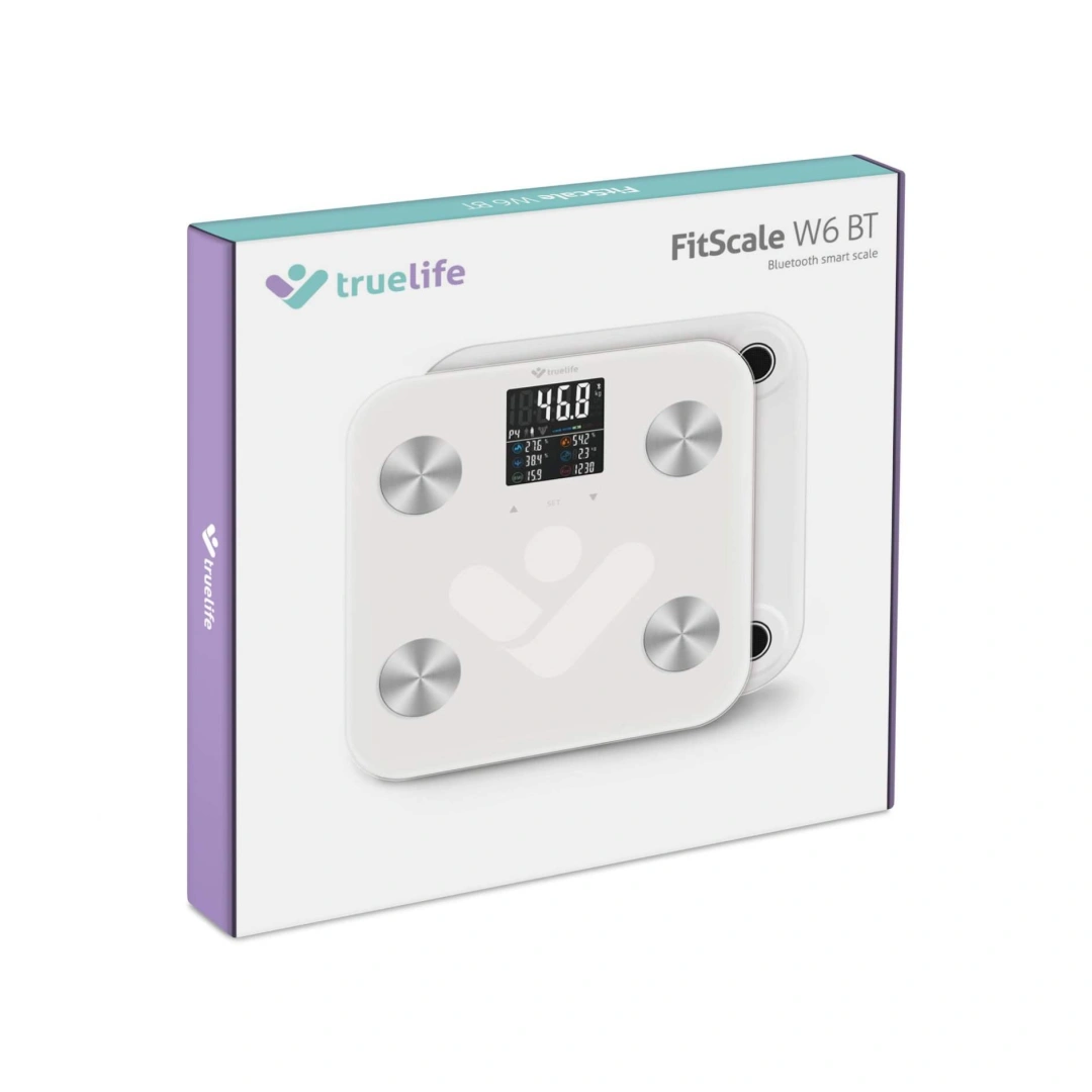 TrueLife FitScale W6 BT - Bioelektrická impedanční váha