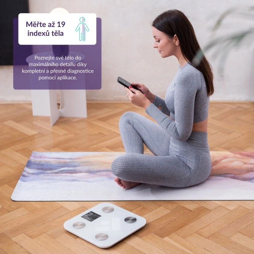 TrueLife FitScale W6 BT - Bioelektrická impedanční váha