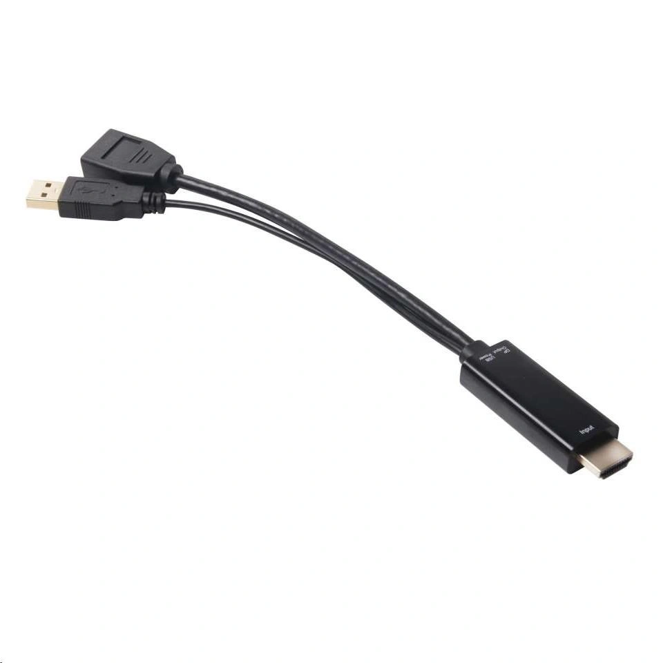 Club3D adaptér HDMI 1.4 na DisplayPort 1.1 (M/F), USB napájení, 18cm