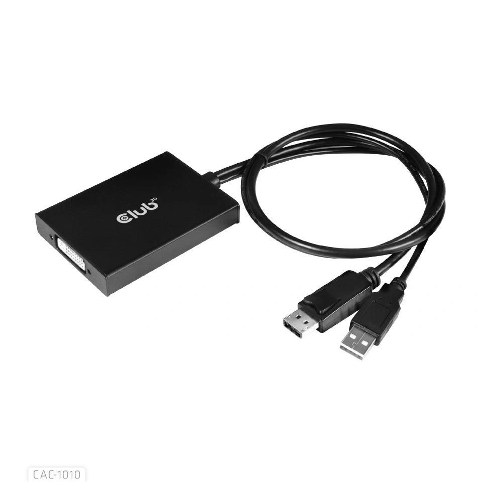 Club-3D aktivní adaptér DisplayPort na Dual Link DVI-I