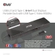 Club3D dokovací stanice USB-C 3.2 Gen1 6in1, USB-C Video, HDMI, 2xUSB-A, USB-C PD 100W, RJ45