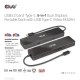 Club3D dokovací stanice USB-C 3.2 Gen1 6in1, USB-C Video, HDMI, 2xUSB-A, USB-C PD 100W, RJ45