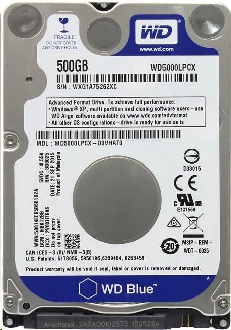 Western Digital Blue, 500GB