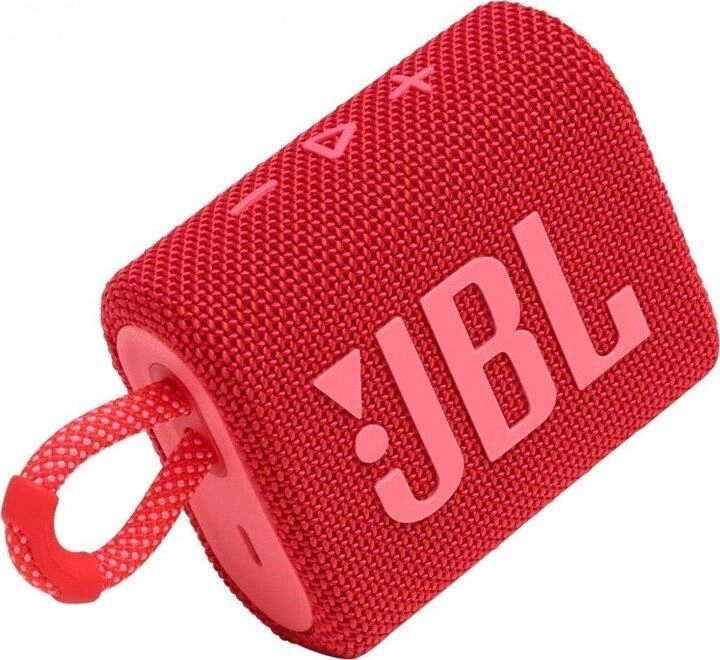 JBL GO3, červená