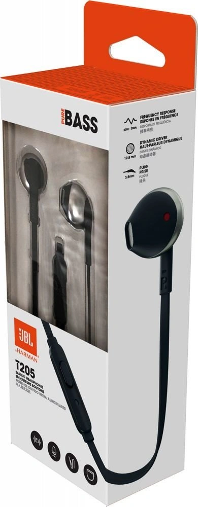 JBL T205, černá