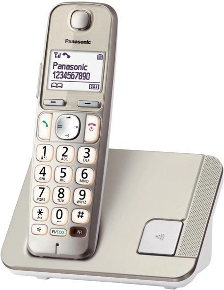 Panasonic KX-TGE210FXN, zlato-bílá