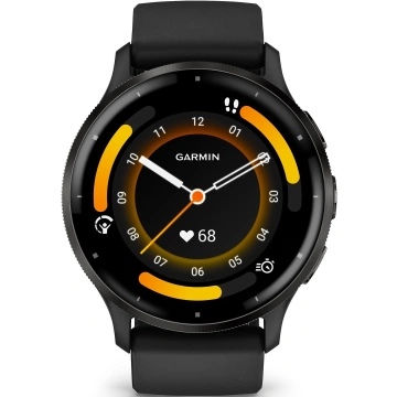 Garmin Venu® 3, Slate/Black, Silicone band