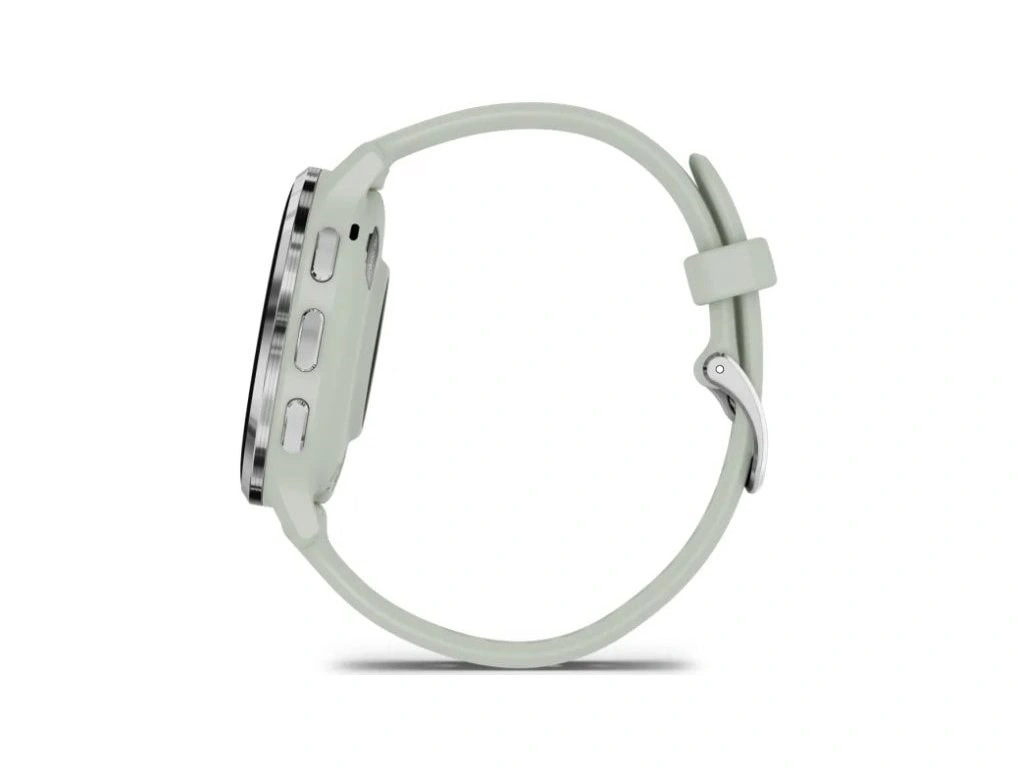 Garmin Venu 3S, Silver/Sage grey, Silicone band