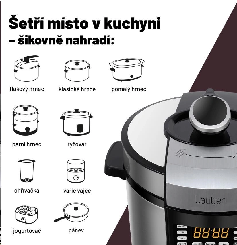 Lauben Multi Cooker 18SB Czech Edition