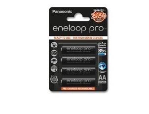 Panasonic Eneloop Pro AA, HR06, 2500mAh, Ni-MH, 4ks