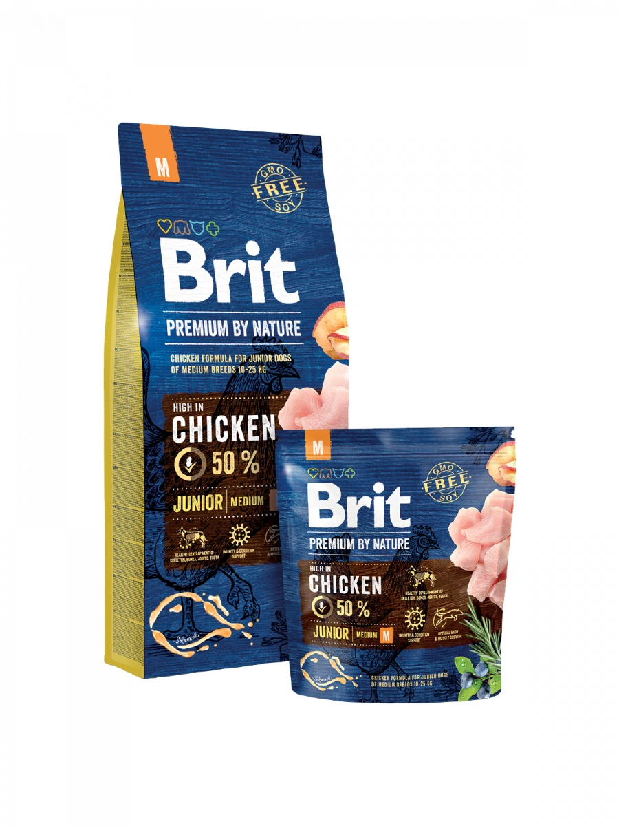 Brit Premium by Nature Junior M - 3 kg