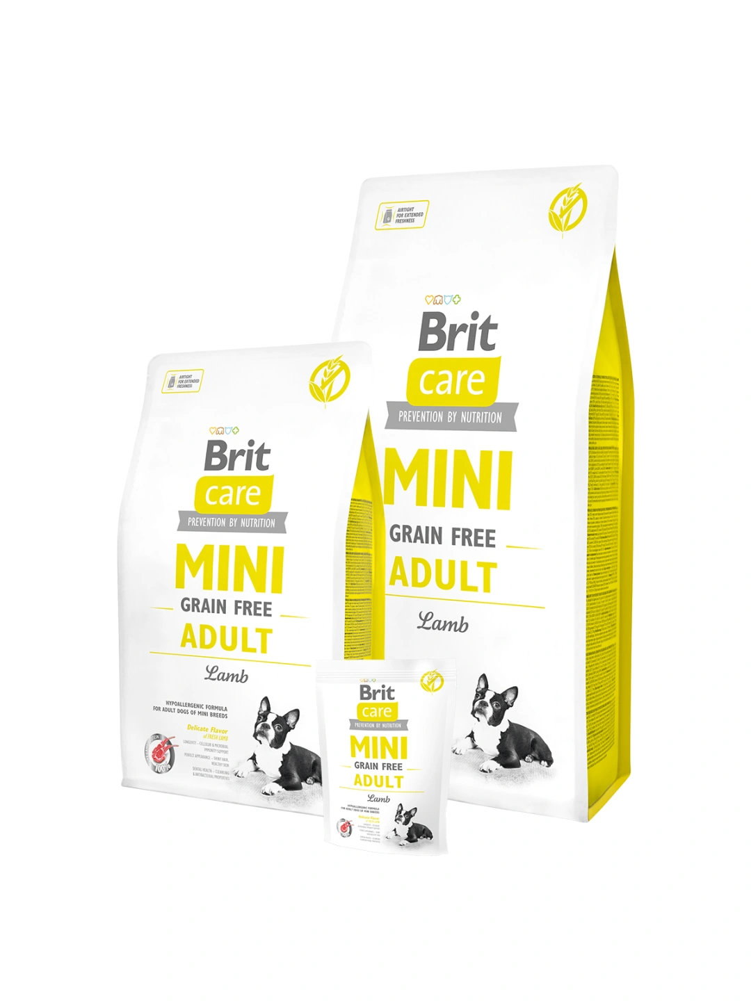 Brit Care Mini Grain Free Adult Lamb - suché krmivo pro psy - 2 kg