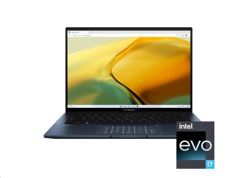 ASUS Zenbook 14 OLED (UX3402, 13th Gen Intel), modrá