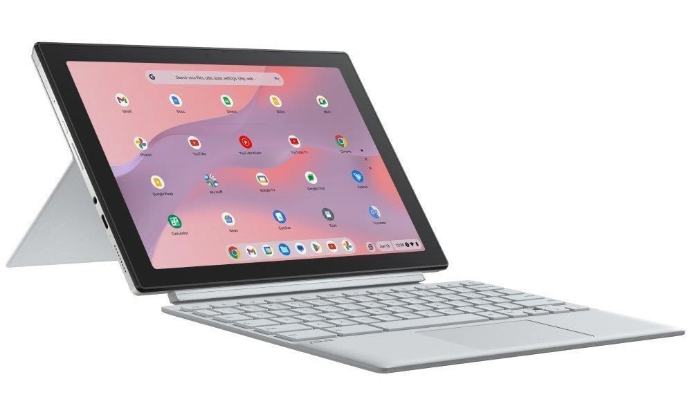 Asus Chromebook Detachable CL3001, stříbrná