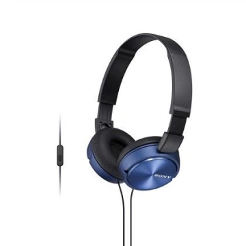 Sony Sluchátka stereo, modrá MDR-ZX310APL