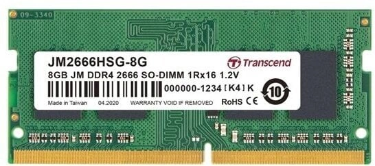 Transcend DDR4 8GB 2666 CL19 SO-DIMM