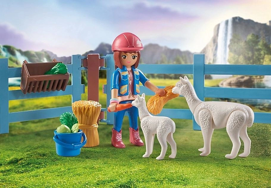 Playmobil 71353 Amelia Whisper s boxem pro koně