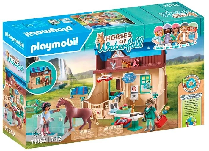 Playmobil 71352 Jezdecká terapie a veterinární praxe