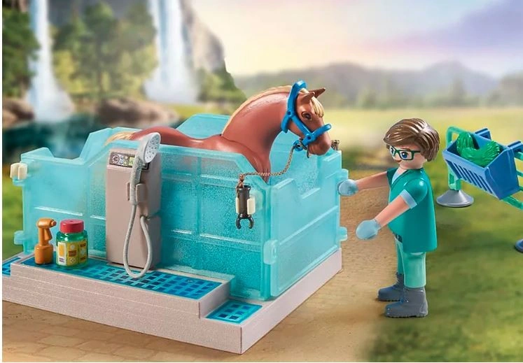 Playmobil 71352 Jezdecká terapie a veterinární praxe