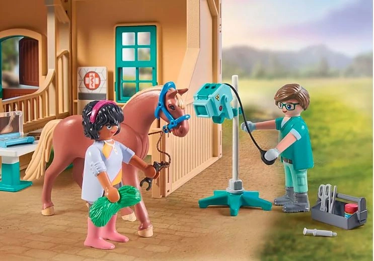 Playmobil 71352 Jezdecká terapie a veterinární praxe