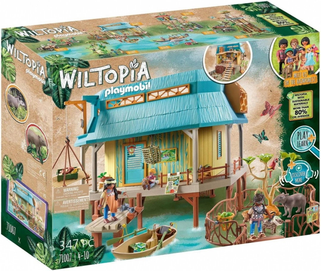 Playmobil Centrum péče o zvířata , Wiltopia, 347 dílků | 71007